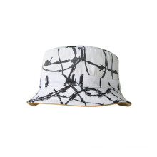 Hot Sale Cotton Twill Bucket Hat com Stripe tecido (U0020B / 21/22/23)